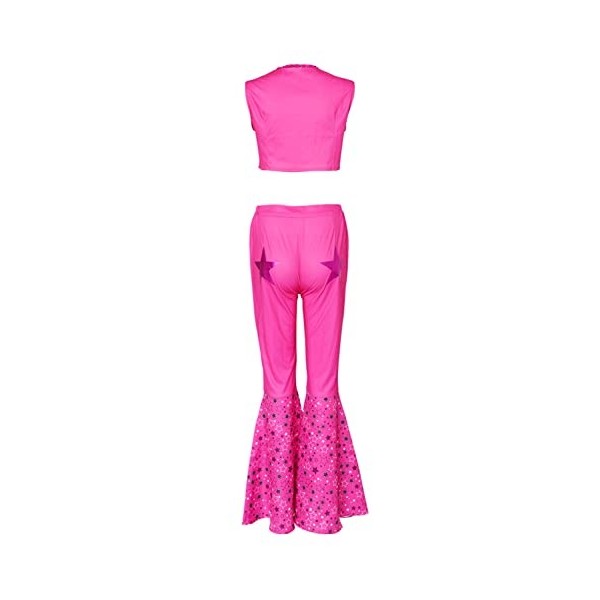 SETHOUS Barbie le film 2023 - Robe de cosplay - Rose - Costume dHalloween - Carnaval - Taille L