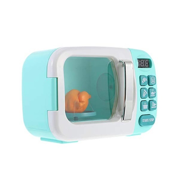 VOSAREA Jouet interactif pour Micro-Ondes pour Enfant - Jouet de Cuisine éducatif - comme Accessoire de Jeu avec lumières - C