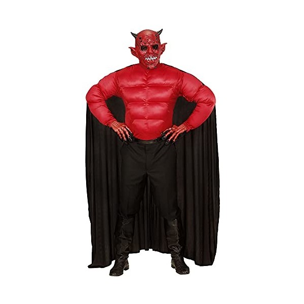 "DEVIL" muscle shirt, cape - L 