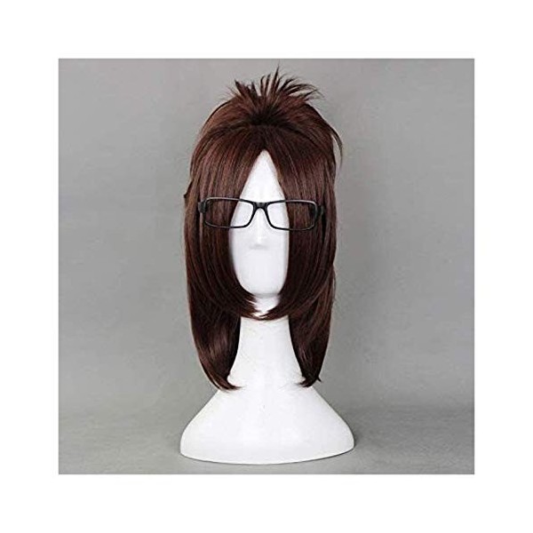 JPSOUP Attaque sur Titan Hans Zoe 40cm Straight Cosplay Perruques de Cosplay for Femme Femme Synthétique Hair Anime Universal
