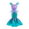 Lito Angels Deguisement Robe Petite Sirène Princesse Ariel Enfant Fille, Anniversaire Fete Carnaval Costume, Taille 2-3 ans, 