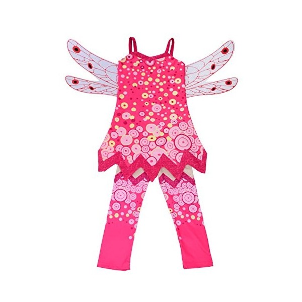 Lito Angels Deguisement Déguisement Robe Mia et Moi Enfants Filles Costume Halloween avec Ailes Ensemble Pantalon Legging Fêt