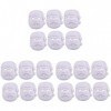 Totority 18 Pcs Masque De Bricolage Blanc Masque De Mardi Gras Peinture Vierge Masque De Dessin Animé Masques De Père Noël Ma