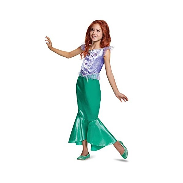 Disney Officiel Deguisement Sirene Fille, Déguisement Ariel La Petite Sirène Fille, Deguisement Ariel La Petite Sirene, Costu