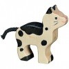 Holztiger - 2040954 - Figurine Animal - Chat Petit - Noir/Blanc