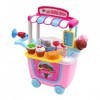 Fonowx Simulation Pretend Toy Set Jouet Cadeau de Noël, Magasin de Crème glacée