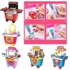 Fonowx Simulation Pretend Toy Set Jouet Cadeau de Noël, Magasin de Crème glacée