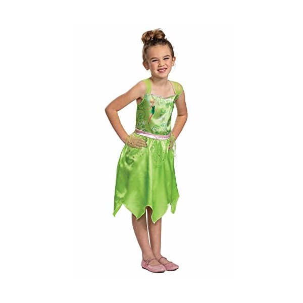 Disney Officiel Standard Deguisement Fée Clochette Robe Fée Clochette, Deguisement Fee Fille, Déguisement Papillon Peter Pan 