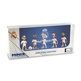 Papelivi Figure Minix 7 cm Pack de 5 Valverde, Camavinga, Modric, Militao et Rudiger 