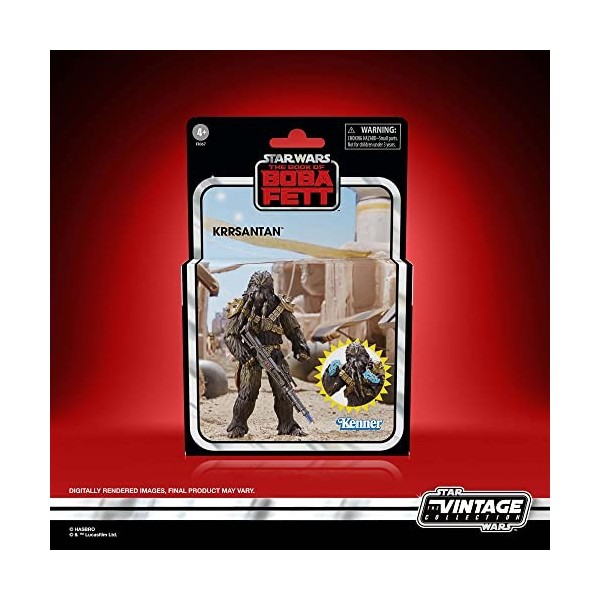 Star Wars The Vintage Collection, Krrsantan, Figurine Deluxe de Collection de 9,5 cm, Star Wars : Le Livre de Boba Fett