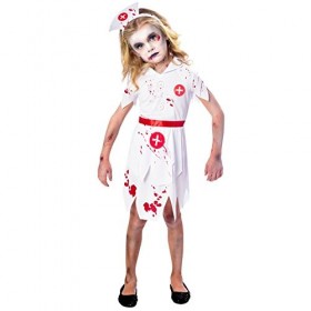  PKT 9902681 Costume dinfirmière zombie pour fille 11-12 ans 
