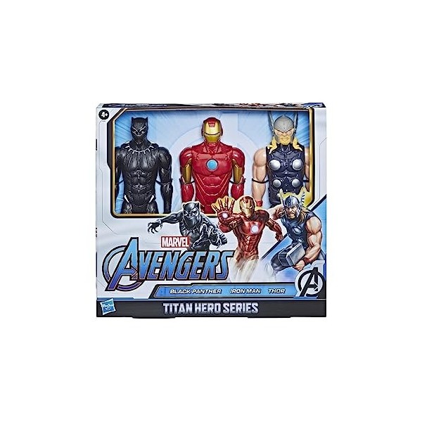 Marvel Figurines Titan Hero Series Black Panther Ironman Thor