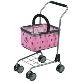 Bayer Chic 2000&nbsp;761&nbsp;83&nbsp;Chariot Shopping Enfant Accessoires de Chariot Supermarché, Magasin, astérisque Gris