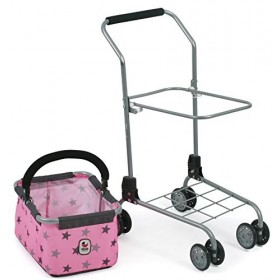 Bayer Chic 2000&nbsp;761&nbsp;83&nbsp;Chariot Shopping Enfant Accessoires de Chariot Supermarché, Magasin, astérisque Gris