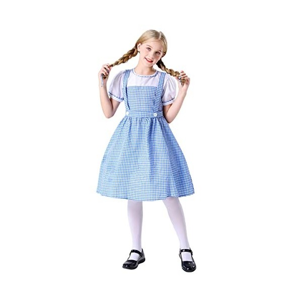 Odizli Donald Duck Costume pour enfant fille - Robe de princesse - Robe festive en tulle - Robe de fête danniversaire, Hallo