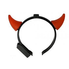 Seilershop Diable Serre-tête avec cornes LED Pour enfants et adultes