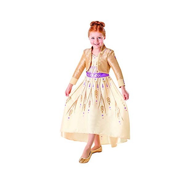 Rubies Disney La Reine des Neiges 2 Anna Deluxe Prologue Costume pour enfant Taille 9-10 ans