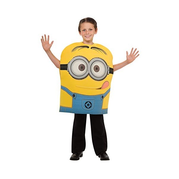 Rubies-déguisement officiel - Rubies- Costume Minion Dave - Taille M 5-6 ans- CS886444/M