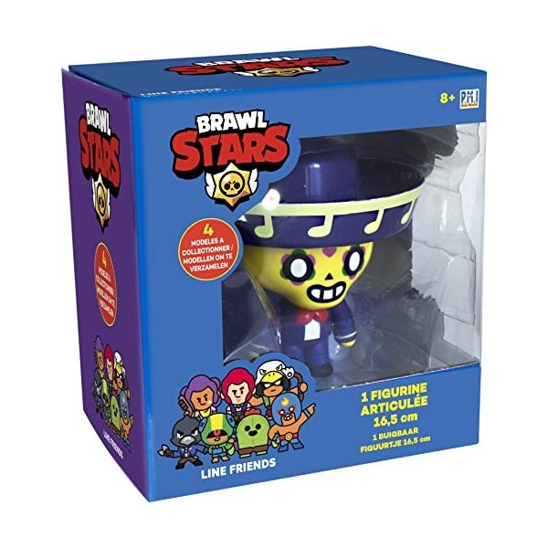 Brawl Stars - 1 Figurine Articulée 16,5 Cm - Poco - Personnages de Jeux Vidéos - Dès 8 ans - Lansay