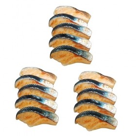 YARNOW 15 Pièces Imitation Pépites De Poisson Accessoires Alimentaires pour Barbecue Collection De Poissons Artificiels Affic