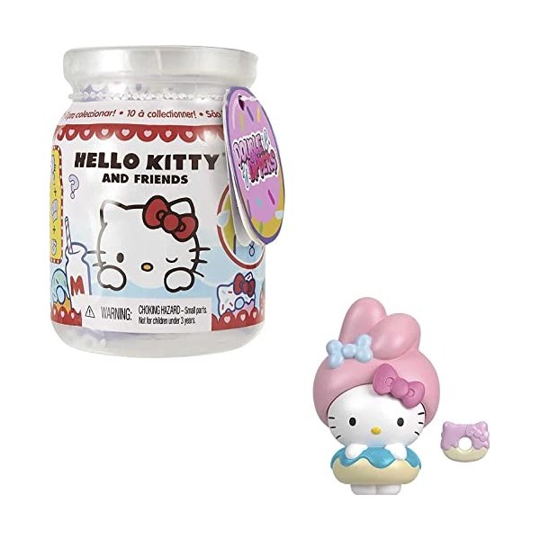 Toptoys2u Bargain Bundles Hello Kitty Sanrio Lot de 4 figurines à collectionner Double Dippers Surprise Blind