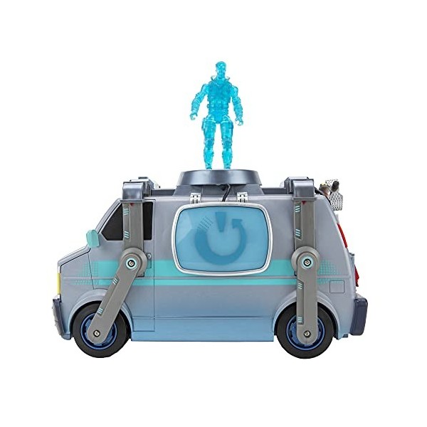 Fornite FNT0732 Fortnite Feature Deluxe Van, Electronic Vehicle with 4-inch Articulated Reboot Recruit Jonesy Figures and A