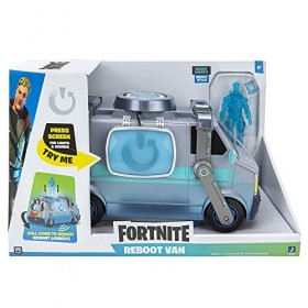 Fornite FNT0732 Fortnite Feature Deluxe Van, Electronic Vehicle with 4-inch Articulated Reboot Recruit Jonesy Figures and A