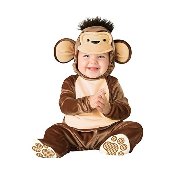 QIYUANT Déguisement Tigre Halloween Enfant Fille Garcon Bébé 0 à 3 Ans Déguisement Bebe Cosplay Costume Carnaval Fête Spectac