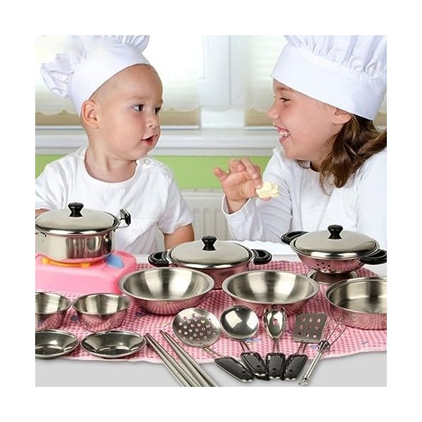 Toyvian 1 Ensemble De Jouets De Cuisine pour Garçons Jouets pour Enfants Ensemble DUstensiles De Cuisine Ensembles De Jeux p