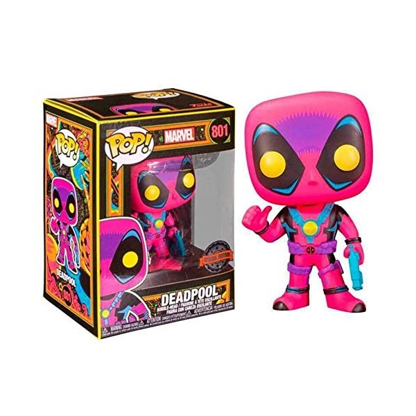 POP! Marvel 801 Blacklight - Deadpool Blacklight Special Edition