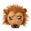 BOLAND BV Masque lion peluche adulte - Marron - Taille Unique