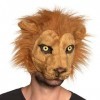 BOLAND BV Masque lion peluche adulte - Marron - Taille Unique