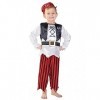 Rubies Déguisement de pirate raggy pour enfant - Taille L - 128 cm - 7-8 ans