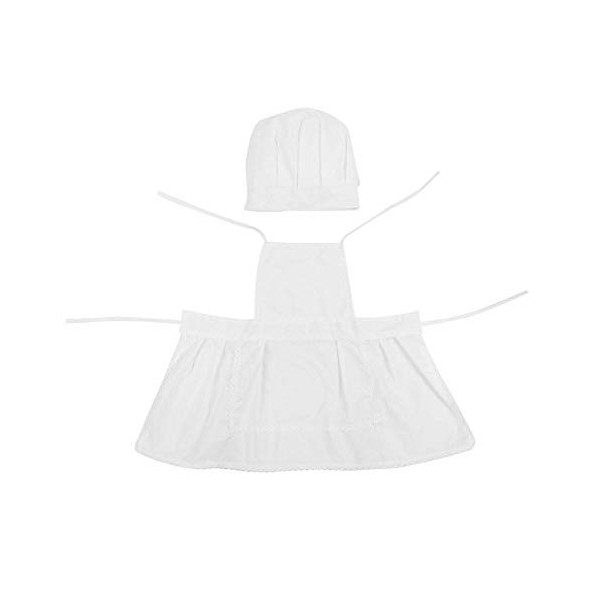 Garosa Bébé Costume Cuisinier Style Bébé Infant Nouveau-Né À La Main Chapeau Vêtements Bébé Photographie Props Set Enfant Cha