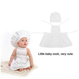 Garosa Bébé Costume Cuisinier Style Bébé Infant Nouveau-Né À La Main Chapeau Vêtements Bébé Photographie Props Set Enfant Cha