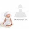 Garosa Bébé Costume Cuisinier Style Bébé Infant Nouveau-Né À La Main Chapeau Vêtements Bébé Photographie Props Set Enfant Cha