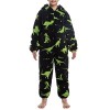 Enfants Onesie Pyjamas Doux Fuzzy One Piece Pyjamas Automne Hiver Chaud À Capuche Loungewear À La Mode Mignon Dessin Animé Mo