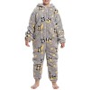 Enfants Onesie Pyjamas Doux Fuzzy One Piece Pyjamas Automne Hiver Chaud À Capuche Loungewear À La Mode Mignon Dessin Animé Mo