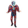 amscan 9914830 Déguisement dHalloween pour enfant Motif squelette de dragon 6-8 ans