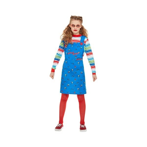 Chucky Costume, Blue, Dress & Top, L 