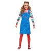 Chucky Costume, Blue, Dress & Top, L 