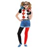 amscan 9906096EU Harley Quinn Costume classique 10-12 ans, Noir