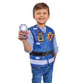 Simba 109252477 – Sam Le Pompier Kit de Sauvetage/Gilet avec imprimé/Lampe de Poche 11 cm/Talkie-walkie 14 cm