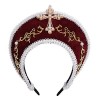 GRACEART Anne Boleyn Chapeau élisabéthain à capuche Tudor Coronet, Style-2 blanc , M