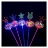 Rainbow Twirler Stick 15PCS Magic Party Bubble Wand Spin Twirl Swirl and Dazzle Fun Party Favor Color : 15PCS 