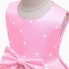 Enfants Bébé Filles Robe Tutu à Pois avec Bandeau Doreille, Déguisement pour Fête de Noël Carnaval Anniversaire Halloween, S