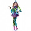 amscan 9908472 Costume de Chapelier Fou Sassy 8-10 ans Mixte Enfant, Multicolore