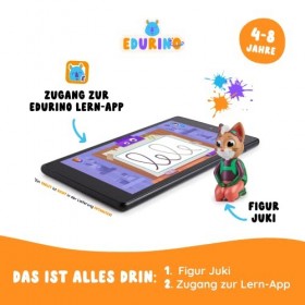 Edurino Figurine Juki Créativité & Peinture à partir de 4 ans,Jeu éducatif innovant & numérique,Conception de vos propres cos