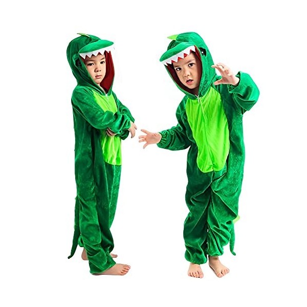 Costume de dinosaure pour enfant, dinosaure, cosplay, tout-petit, unisexe, costume de dinosaure, pour Halloween, carnaval, qu