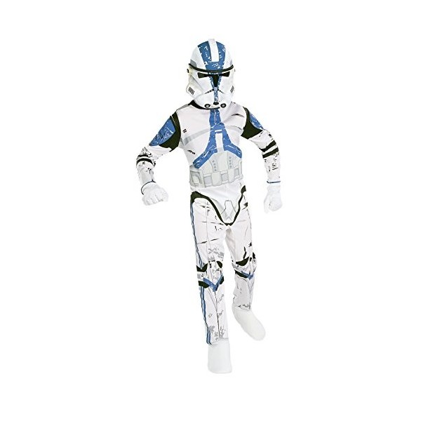 Rubies Costume Officiel Disney Star Wars Clone Trooper pour Enfant - Taille L 8-10 Ans